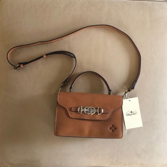 Patricia Nash Porcili Top Handle Bag in Biscuit NWT - Picture 2 of 13